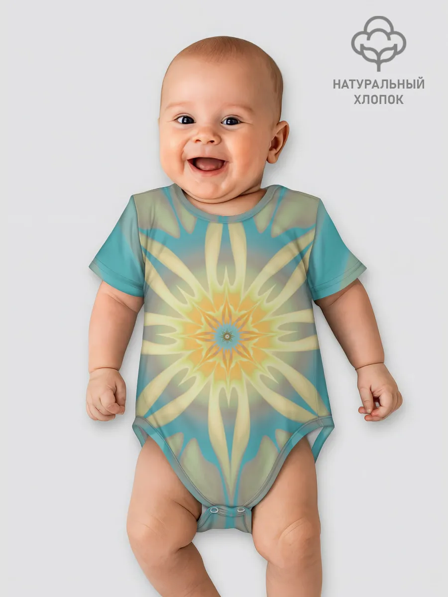 Детское боди / Летнее солнце. Абстракция.