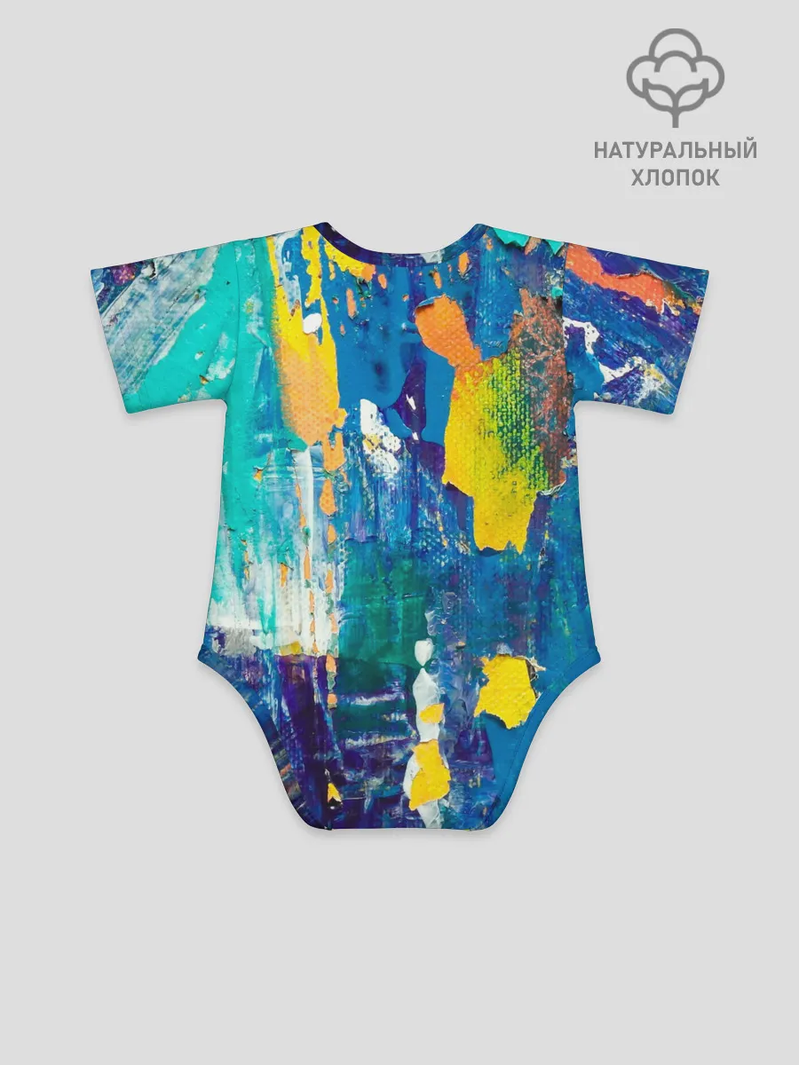 Детское боди / Краской по ткани