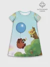 Детское платье хлопок / Винни Пух