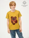 Детская футболка хлопок / Винни Пух с мёдом
