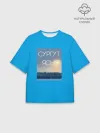 Мужская футболка оверсайз хлопок / Дизайн СУРГУТ ЯСНО