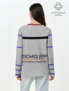 Лонгслив женский. Хлопок / Дизайн КОСМОПОРТ 01