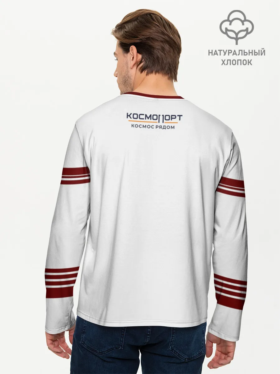 Мужской лонгслив хлопок / Дизайн СУРГУТ ОРБИТА 1967