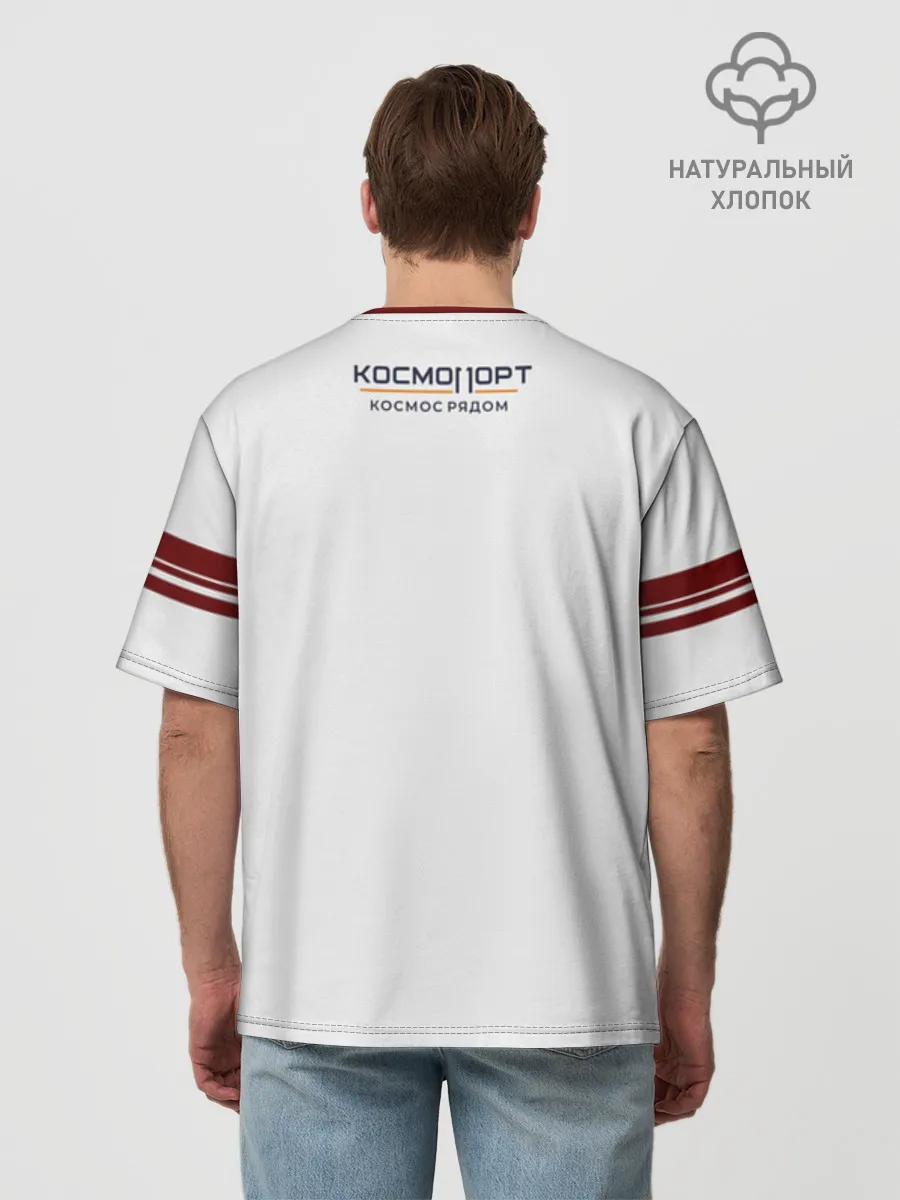 Футболка Мужская оверсайз премиум / Дизайн СУРГУТ ОРБИТА 1967