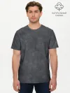 Мужская базовая футболка хлопок / Варёнка dark grey