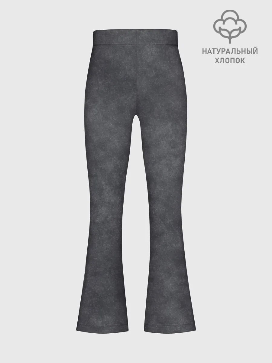 Леггинсы-клеш для девочек / Варёнка dark grey