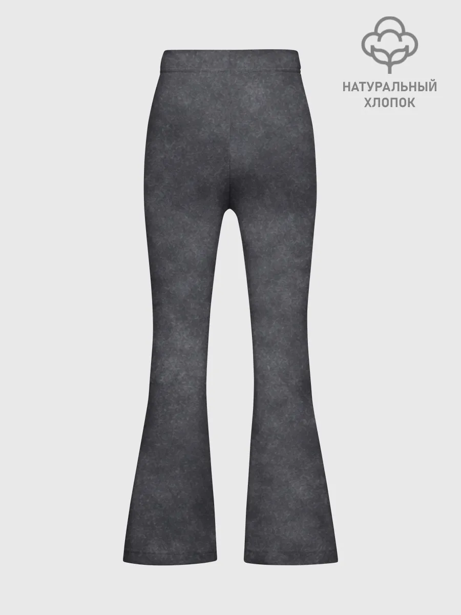 Леггинсы-клеш для девочек / Варёнка dark grey
