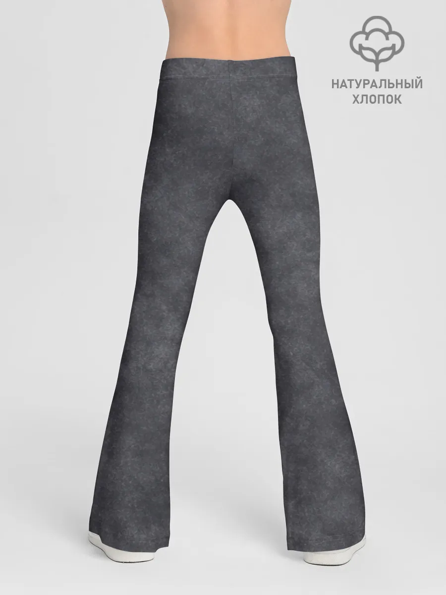 Леггинсы-клеш для девочек / Варёнка dark grey