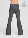 Леггинсы-клеш для девочек / Варёнка dark grey