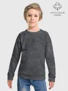 Детский свитшот хлопок / Варёнка dark grey