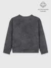 Детский свитшот хлопок / Варёнка dark grey