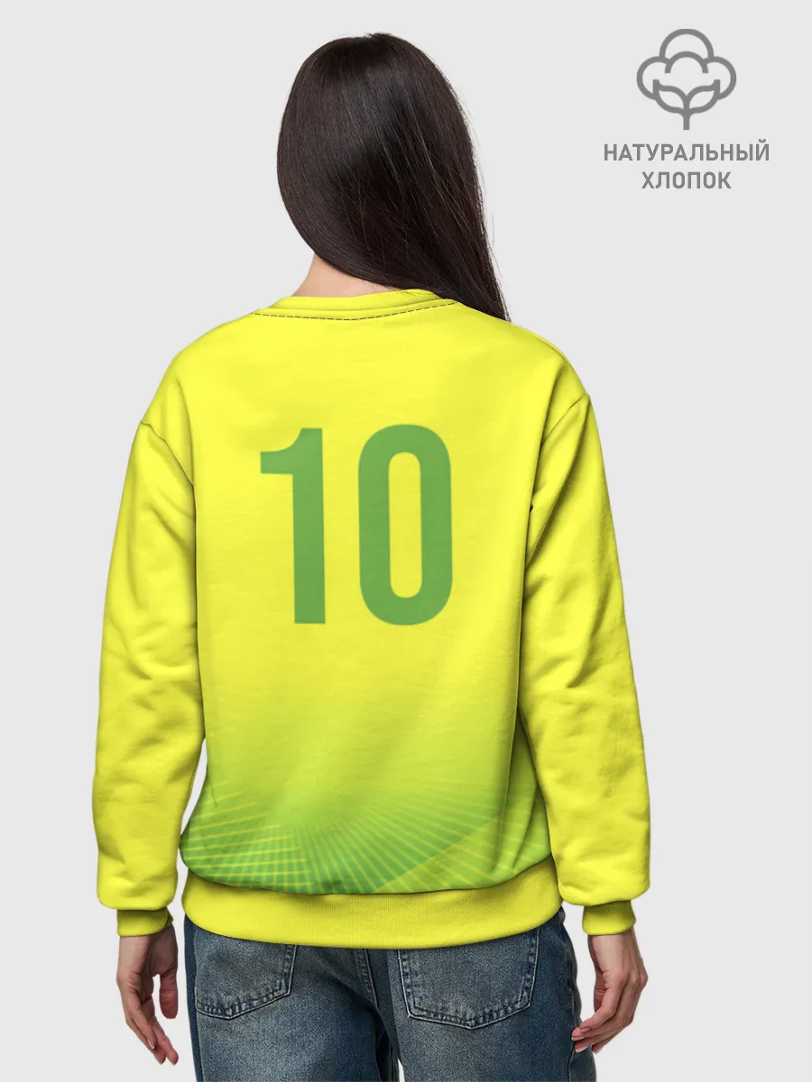 Женский свитшот базовый хлопок / FootballBrazil