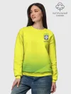 Женский свитшот базовый хлопок / FootballBrazil