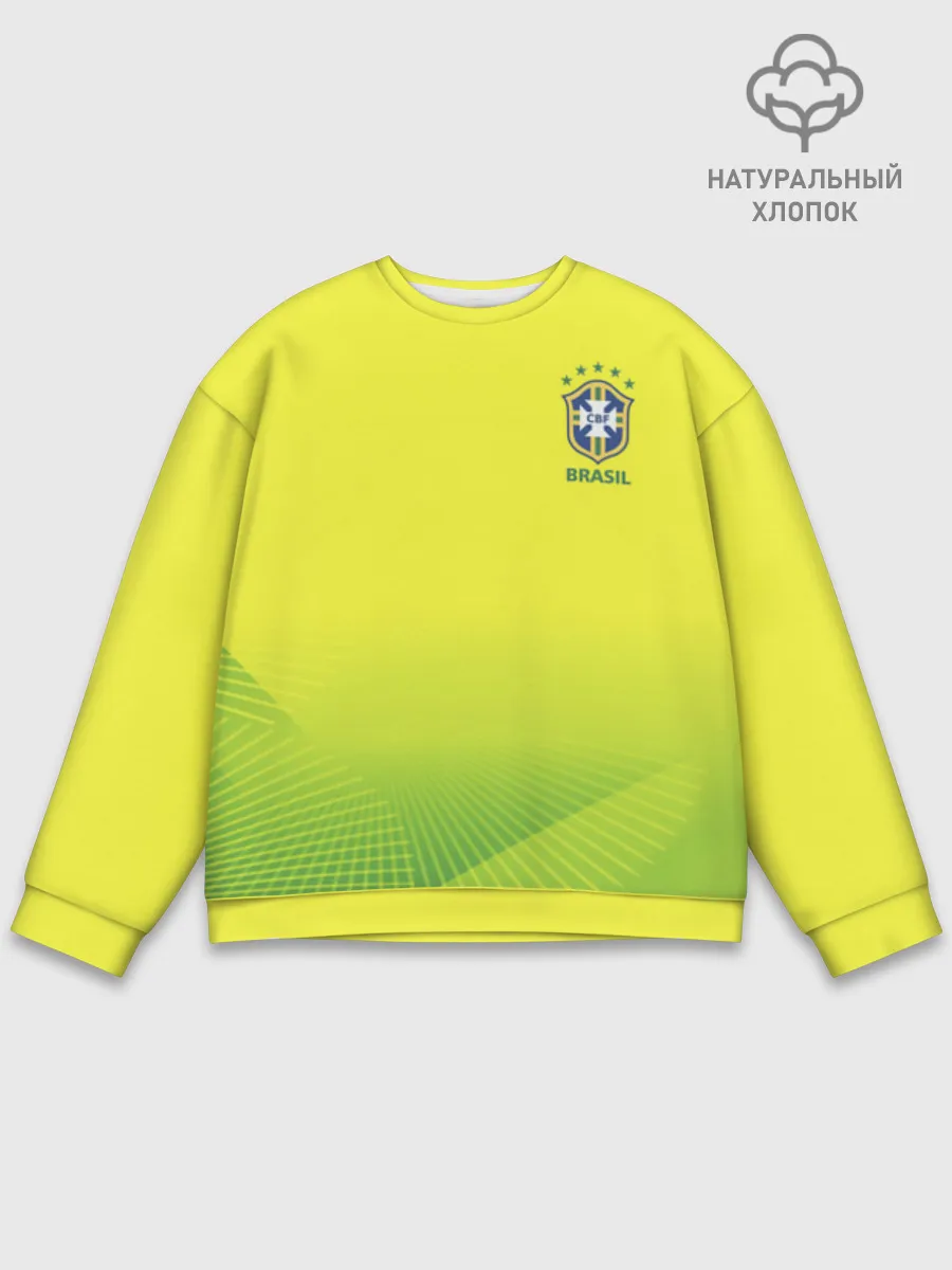 Мужской свитшот база хлопок / FootballBrazil