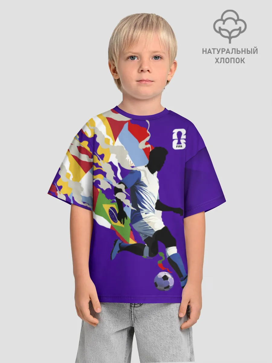 Детская футболка. Оверсайз / FifaWorldCup