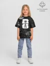 Детская футболка. Оверсайз / Fifa Black