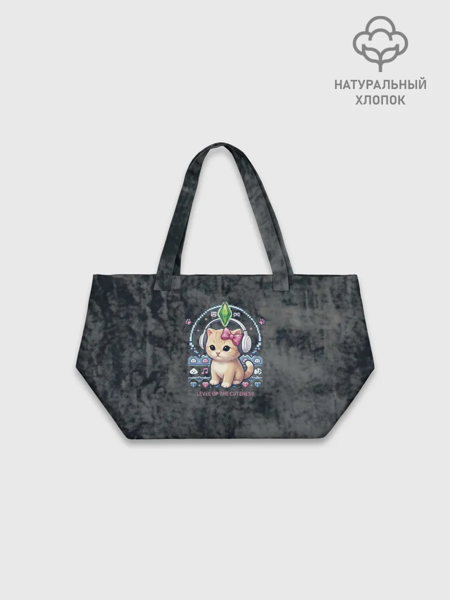 Шоппер оверсайз / Kitty #55300