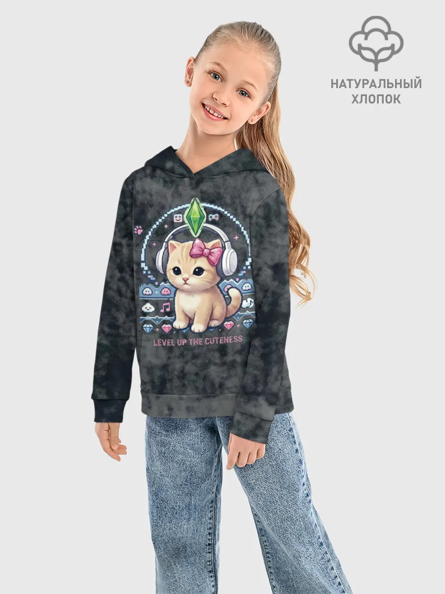 Детское худи хлопок / Kitty #55300