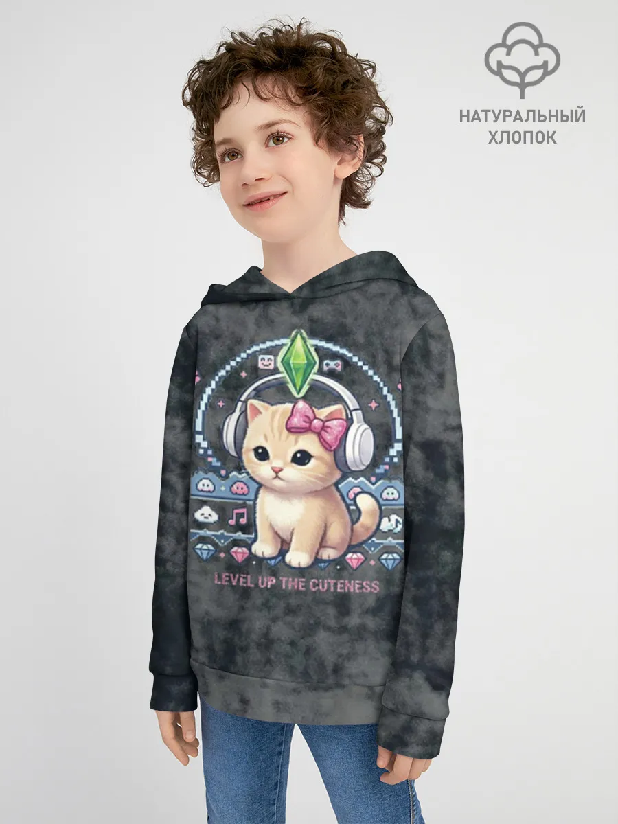 Детское худи хлопок / Kitty #55300