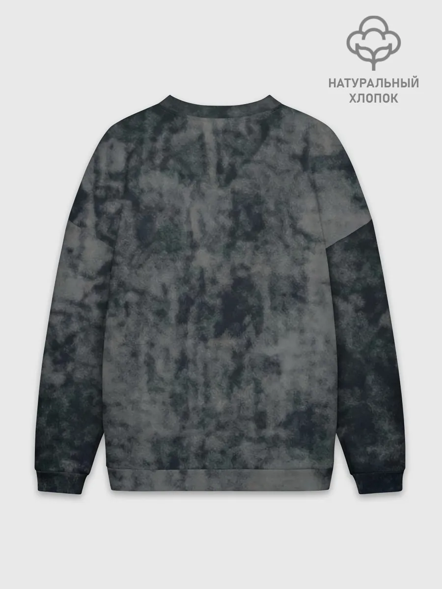 Мужской свитшот оверсайз хлопок / Kitty #55300