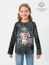 Детский лонгслив хлопок / Kitty #55300