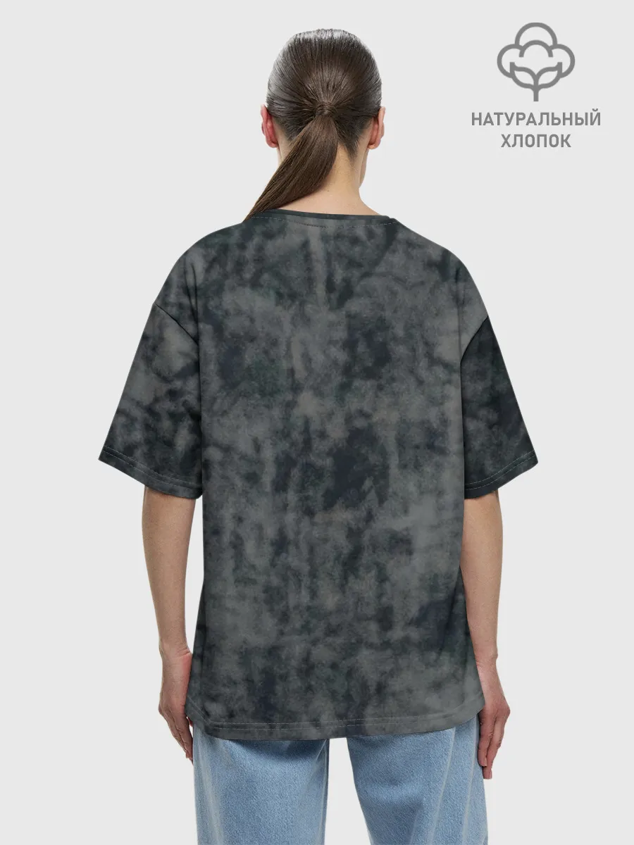 Футболка женская оверсайз премиум / Kitty #55300