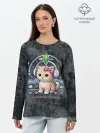 Лонгслив женский. Хлопок / Kitty #55300