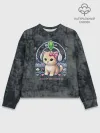 Женский свитшот базовый хлопок / Kitty #55300