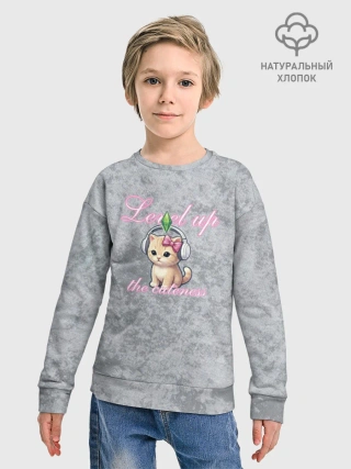 Детский свитшот хлопок / Шоппинг Модный лук Я Звезда Ютуб