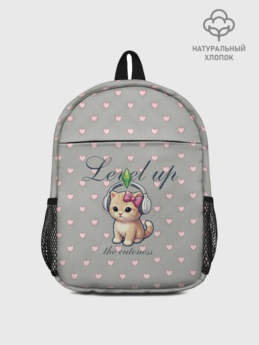 Рюкзак детский джинсовый / Звезда Ютуб Модный лук