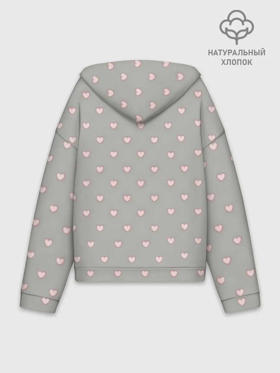 Худи женский оверсайз хлопок / Звезда Ютуб Модный лук