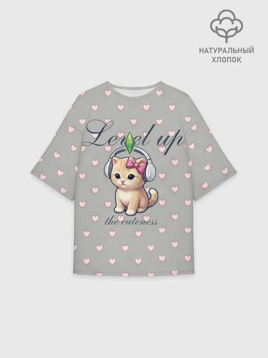 Футболка женская оверсайз премиум / Звезда Ютуб Модный лук