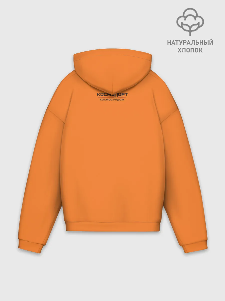 Худи мужской оверсайз хлопок / Сургут космический лис