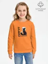 Детский свитшот хлопок / Сургут космический лис