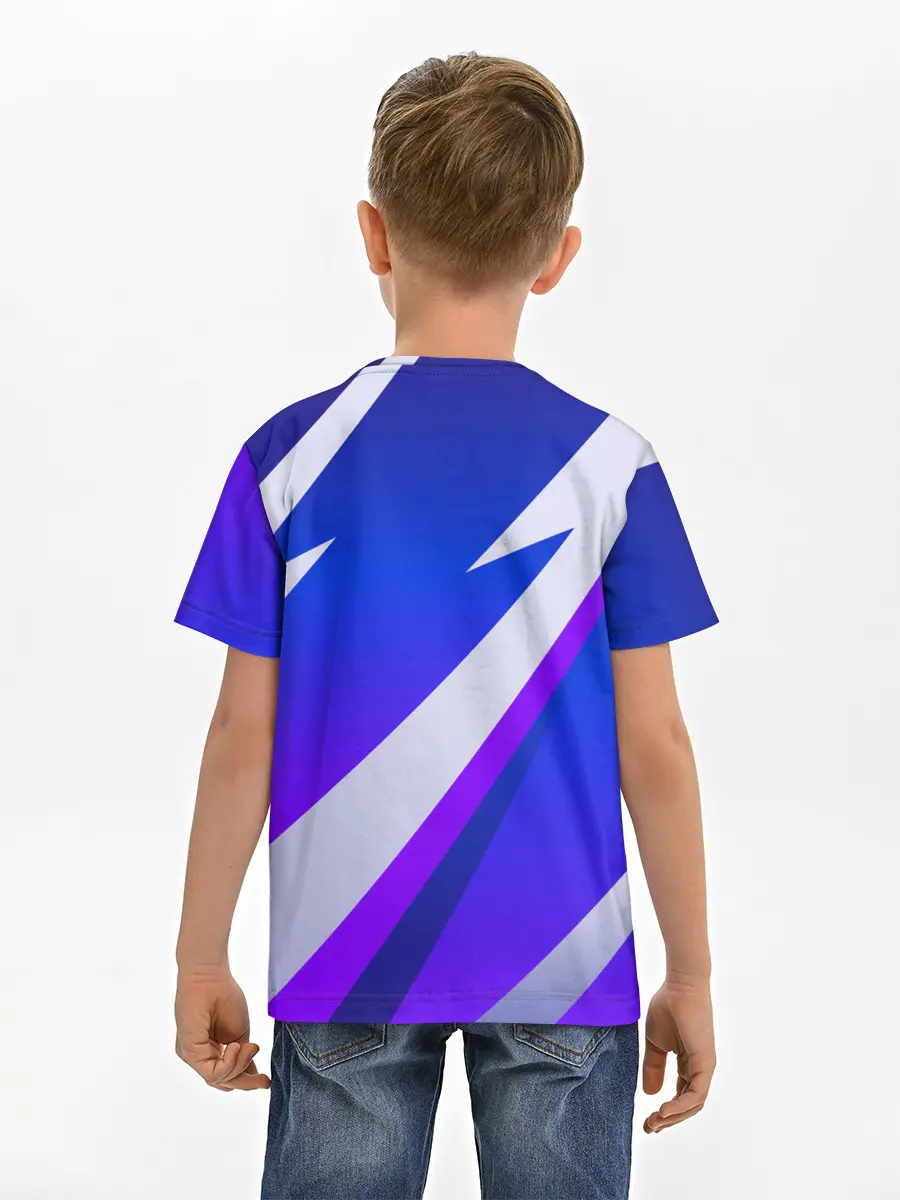 Детская базовая футболка / SPORT STYLE BLUE