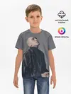 Детская базовая футболка / Задумчивый Хаски