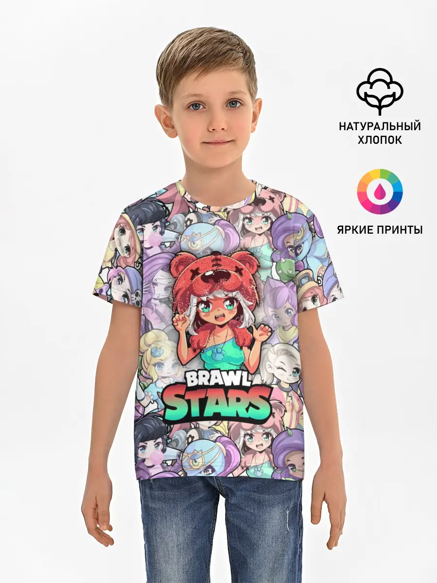 Детская базовая футболка / BrawlStars Girls
