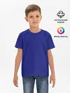 Детская базовая футболка / Синий