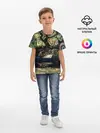 Детская базовая футболка / НОЧЬ В ЛЕСУ
