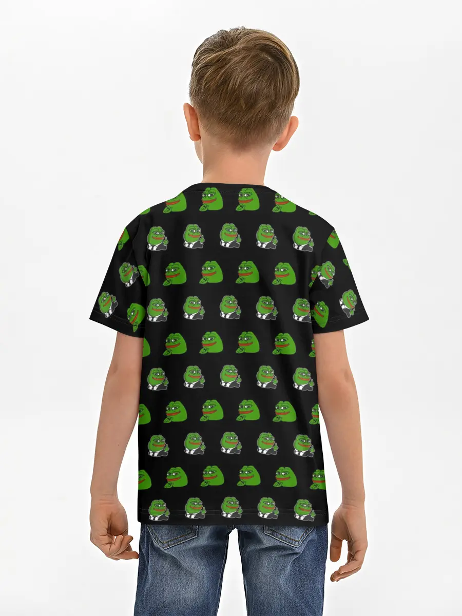 Детская базовая футболка / Frog Pepe