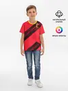 Детская базовая футболка / Belgium home EURO 2020