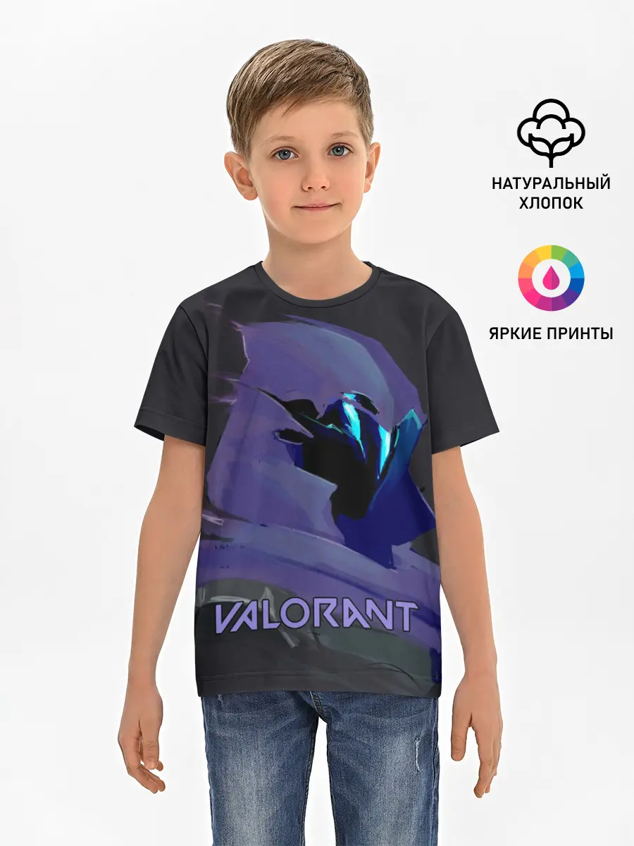 Детская базовая футболка / VALORANT