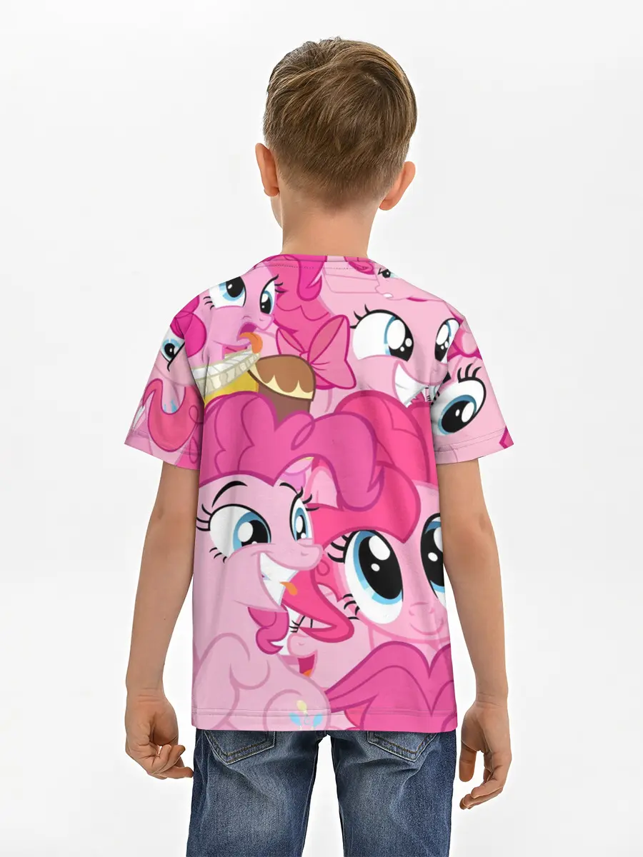 Детская базовая футболка / Pinkie Pie pattern