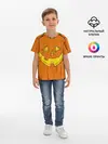Детская базовая футболка / Костюм тыквы / Halloween