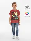Детская базовая футболка / Аттака Пикачу