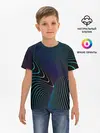 Детская базовая футболка / НЕОН STRIPES