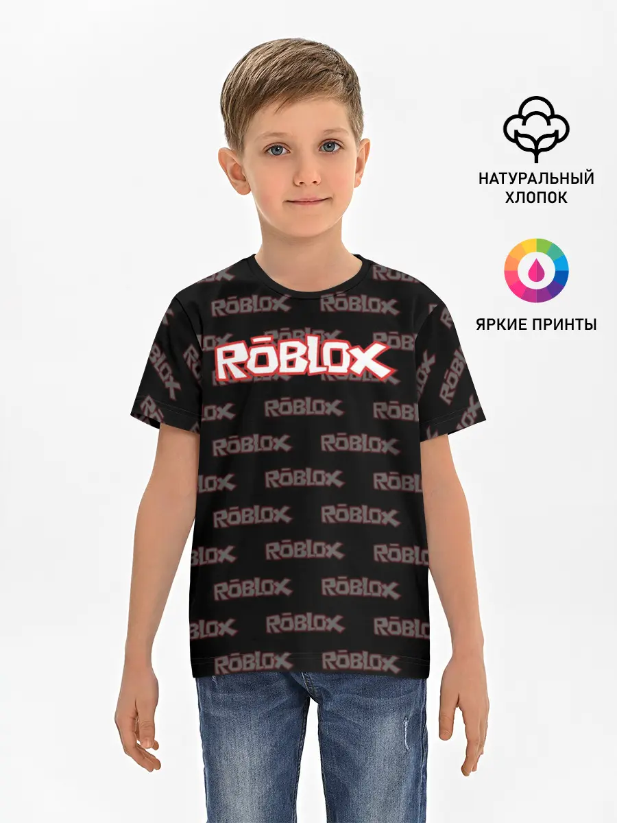 Детская базовая футболка / Roblox