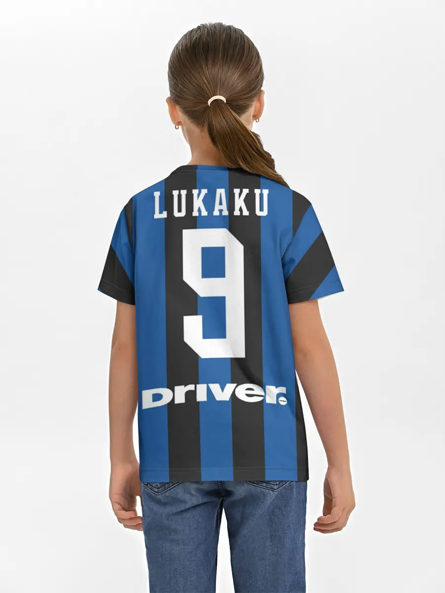 Детская базовая футболка / Lukaku home 19-20
