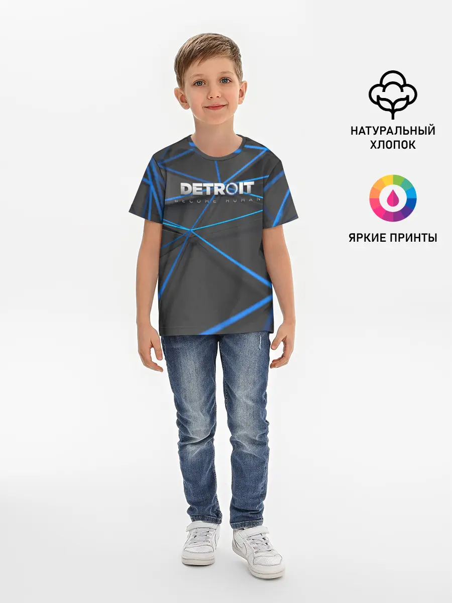 Детская базовая футболка / Detroit:become human