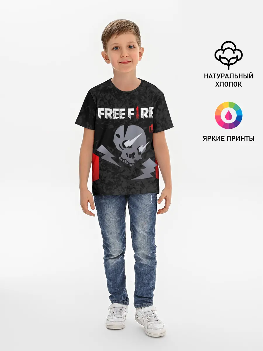 Детская базовая футболка / FREE FIRE